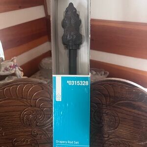 Rustic Drapery Rod - Bear/Cabin Decor